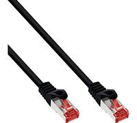 InLine® Cordon patch croisé SF/UTP Cat.6 Noir 2 m