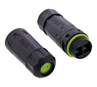 Inline Coupleur Fibre Optique SC Duplex étanche IP68 Connecteur à Fibre Optique d'extérieur monomode Connexion SC SC pour boîtier M20 69927F