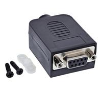 Inline D-Sub 9 Breakout 92501H Bloc terminal femelle avec bornes à vis sans vis moletées pour câblage série, prototypage