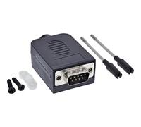 Inline D-Sub 9 Breakout 92501I Bloc Terminal avec bornes à vis et vis moletées pour câblage série, prototypage