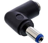 InLine DC Adapter - 5,5x2,1mm DC Hohlstecker Stecker / Buchse gewinkelt (26899A)