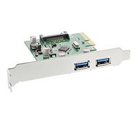 INLINE DeLOCK 41427 Internal PCIe, USB 3.0 Interface Card and Adapter - Interface Cards and Adapters (PCIe, PCIe, USB 3.0, Asmedia ASM1184e, Black, Blue, 0.8 Gbit/s, China)