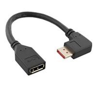 InLine 17159R câble DisplayPort 0,15 m Noir
