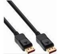 InLine - DisplayPort-Kabel - DisplayPort (M) zu DisplayPort (M) - DisplayPort 1,4 - 2,0m - unterstützt 8K 60 Hz (7680 x 4320) - Schwarz (Packung mit 25) (B-17202P)