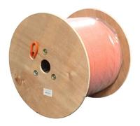 InLine Duplex - Câble en vrac - 50 m - SFTP, PiMF - duplex - CAT 7a - sans halogène - orange