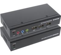 InLine® DVI USB KVM Extender, prolongation via UTP, avec audio, jusqu'à 50m