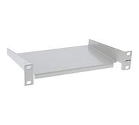 InLine® Étagère 10" - 160 mm - 10 kg - 1HE - Gris RAL 7035.