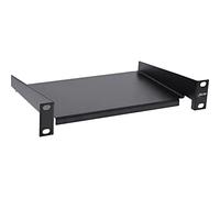 InLine® Étagère 10" - 160 mm - 10 kg - 1HE - Noir RAL 9005.