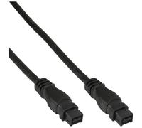 InLine FireWire M-M 1.8m câble Série Noir 1,8 m 9-p