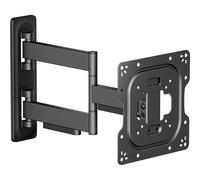 Inline Full-Motion 23103B Support Mural pivotant et inclinable pour TV 23-43" VESA 75-200 mm Charge maximale 35 kg Noir