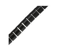 InLine® Gaine de câble Flexible Noir 10 m x 10 mm