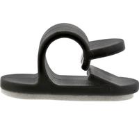 InLine® gestionnaire de câbles, avec socle adhésif, 2,8cm, noir, pack de 10