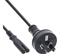 InLine Goobay 16654B Câble d'alimentation Australie/Argentine vers fiche Euro 8 C7 1,8 m