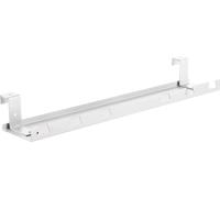 InLine® guide-câbles/rangement pour montage sous table, blanc