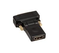 InLine HDMI-DVI Adapter, HDMI Buchse auf DVI Stecker, flexibler