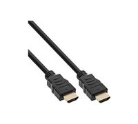 InLine High Speed - Câble HDMI avec Ethernet - HDMI mâle pour HDMI mâle - 1.5 m - triple paire torsadée blindée - noir