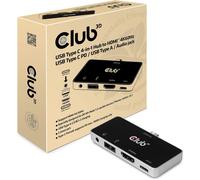 Inline Hub Usb Type C 4 En 1 Vers Hdmi 4 K60 Hz Usb Type C Pd/Usb Type A/Pr Audio