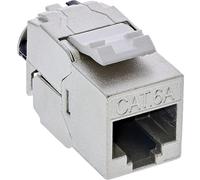 InLine® Keystone RJ45 Femelle Slim Snap-in Cat.6A Serre-câble intégré