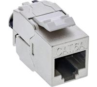 InLine® Keystone RJ45 Femelle Slim Snap-in, Cat.6A, Serre-câbles intégré
