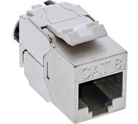 InLine® Keystone RJ45 Femelle Slim Snap-in Cat.8.1 Serre-câble intégré