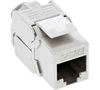 InLine® Keystone RJ45 prise femelle / insert LSA, SNAP-In, Cat.6a, forme étroite