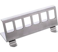 InLine® Keystone SNAP-In support de module métallique, 6x pour profilé chapeau