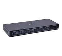 Inline KVM 57885D Commutateur 4 Ports HDMI 2.1, 8K @ 60 Hz, USB 3.2, HDR10+, Dolby Atmos, contrôle IR & Hotkey, RS-232, HDMI pour 4 PC