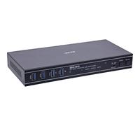 Inline KVM 57885H Commutateur HDMI 2.1 Dual Monitor 8K 60Hz 4K 120Hz HDR USB 3.2 Commutation Hotkey IR RS-232 Plug & Play Noir