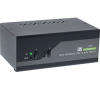 InLine® KVM Desktop switch, 2x, double écran DisplayPort 1.2, 4K, USB 3.0, audio