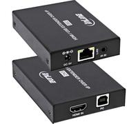 Inline KVM Extender HDMI sur IP Set Full HD 150m USB KVM IR | HDMI sur IP jusqu'à 150 m, Full HD, USB KVM, IR, point-à-point ou gigabit, compression H.265