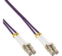 InLine® LWL Duplex Kabel, LC/LC, 50/125µm, OM4, 7,5m