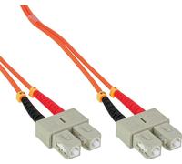 InLine® LWL Duplex Kabel, SC/SC, 50/125µm, OM2, 15m