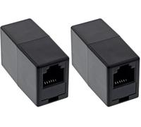 InLine® Modular Adapter RJ11 6P4C Female to Female (Lot de 2)