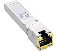 Inline Module SFP+ en cuivre 10 Gb/s RJ-45 10GBase-T, jusqu'à 30 m, Hot-Plug, compatible MSA, pour câble réseau Cat.6a, 32335W