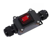 Inline/Online with SJ3-2 Rocker Switch Electrical Cable Wire Connector Outdoor Junction Box MQXFCZUX(M20-R-2-4-12-24V)