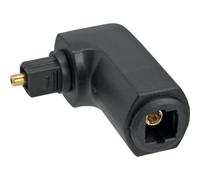 InLine Opto 89900B Adaptateur audio Toslink femelle/mâle coudé à 90°