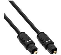 InLine OPTO - Câble audio numérique (optique) - TOSLINK mâle pour TOSLINK mâle - 50 cm - fibre optique - noir