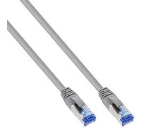 InLine Patch Cat.6A S/FTP (PiMf) 500MHz 0.5m câble de réseau 0,5 m Gris - Câbles de réseau (0,5 m, RJ-45, RJ-45, Gris)