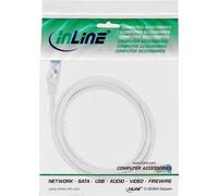 InLine - Patch-Kabel - RJ-45 (M) zu RJ-45 (M) - 40,0m - SFTP, PiMF - CAT 6a - halogenfrei, verseilt, ohne Haken - weiß (74840W)