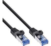 InLine® Patchkabel, Cat.6A, S/FTP, PE outdoor, schwarz, 15m