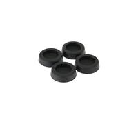 InLine Pieds en caoutchouc pour boîtier d'ordinateur, lot de 4, noir