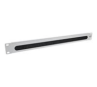 InLine® Plaque de Passage de câble 19" avec Brosse, 1U, Gris RAL 7035