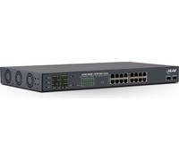 InLine® PoE++ Commutateur réseau Gigabit 16 ports, 1Gb/s, 2xSFP,19"1HE(incl. équerre)