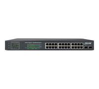 InLine 32324P Commutateur réseau Gigabit Ethernet 24 Ports - 1 GBits - 2 x SFP - 19'' (Angle d'épilation) - Commande de Ventilateur - avec écran - 420W, 32324P
