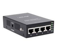Inline PoE+ Injecteur Hub 4 Ports 10 Gigabit 65W IEEE 802.3af/at