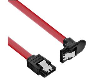InLine Poids du câble SATA 6 Go/s 0,5 m Rouge