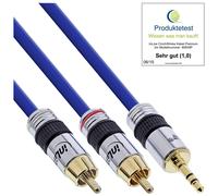 InLine Premium - Câble audio - mini-phone stereo 3.5 mm mâle pour RCA mâle - 1 m