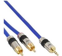 Premium - Câble audio - RCA mâle pour mini-phone stereo 3.5 mm mâle - 50 cm