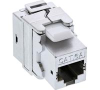 InLine® Premium Keystone RJ45 prise femelle / insert LSA, SNAP-In, Cat.6a