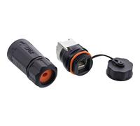 InLine® prise de câble patch set RJ45 Cat.6A, étanche IP68